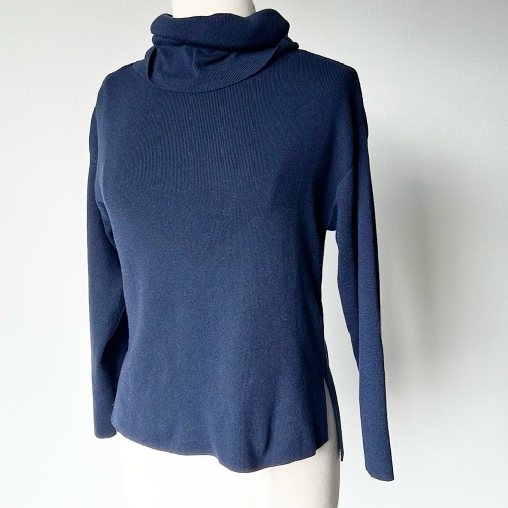H&M Turtleneck Navy Sweater